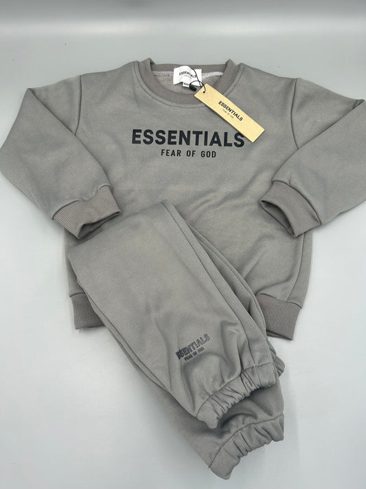 ESS SWEAT SET (GREY)